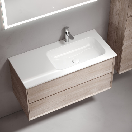 Тумба под раковину Sancos Marmi 2.0 MR2.0100REG 100х40 подвесная цвет коричневый - фото 5